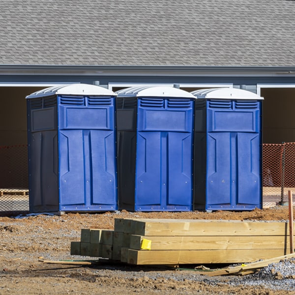 are there any restrictions on where i can place the portable toilets during my rental period in Gadsden